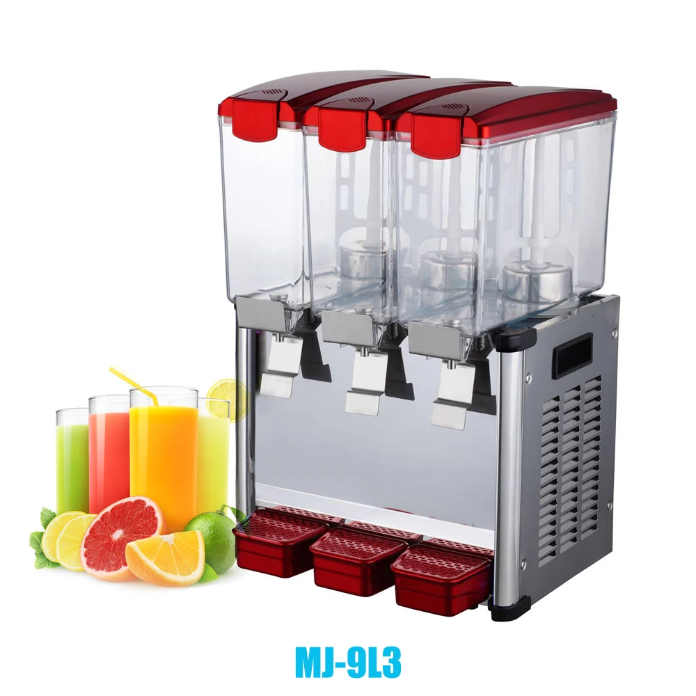 

Commercial 9L Triple Tank Juice Dispenser for Restaurant