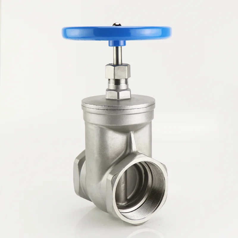 Stainless Steel Internal Thread Gate Valve Z15W-16P Switch Manual Direct Action Valve 201/304 Made in China Factory
