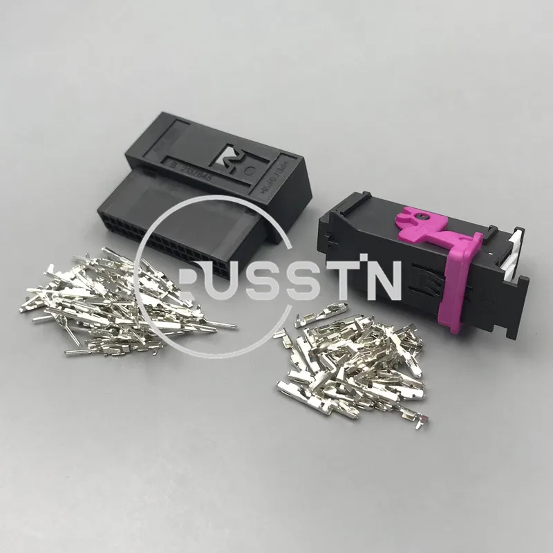 1 Set 32 Way Auto Central Control Instrument Electrical Wiring Socket AC Assembly 1719057-3 2050723-3 Car Plug