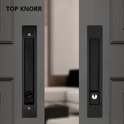 Wooden Door Hanging Wheel Sliding Door Lock Sliding Door Lock Black Lock Interior Kitchen Hook Lock Invisible Sliding Door Lock