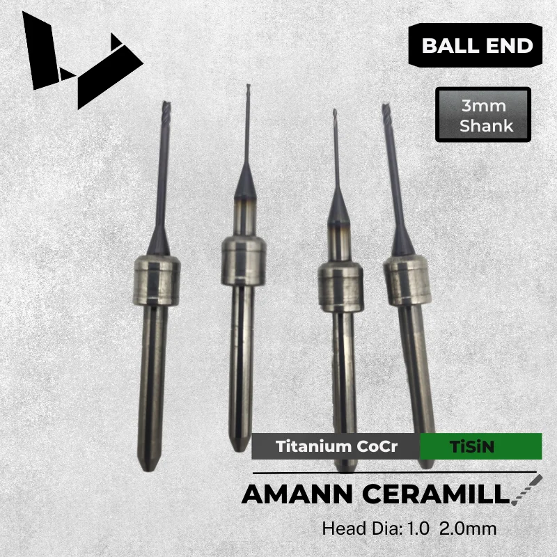 760672 760673 Titanium Blank Cromecobalt Disc Dental Lab Milling Cutters Ceramill Matik Motion 2 Motion 3 Compatible