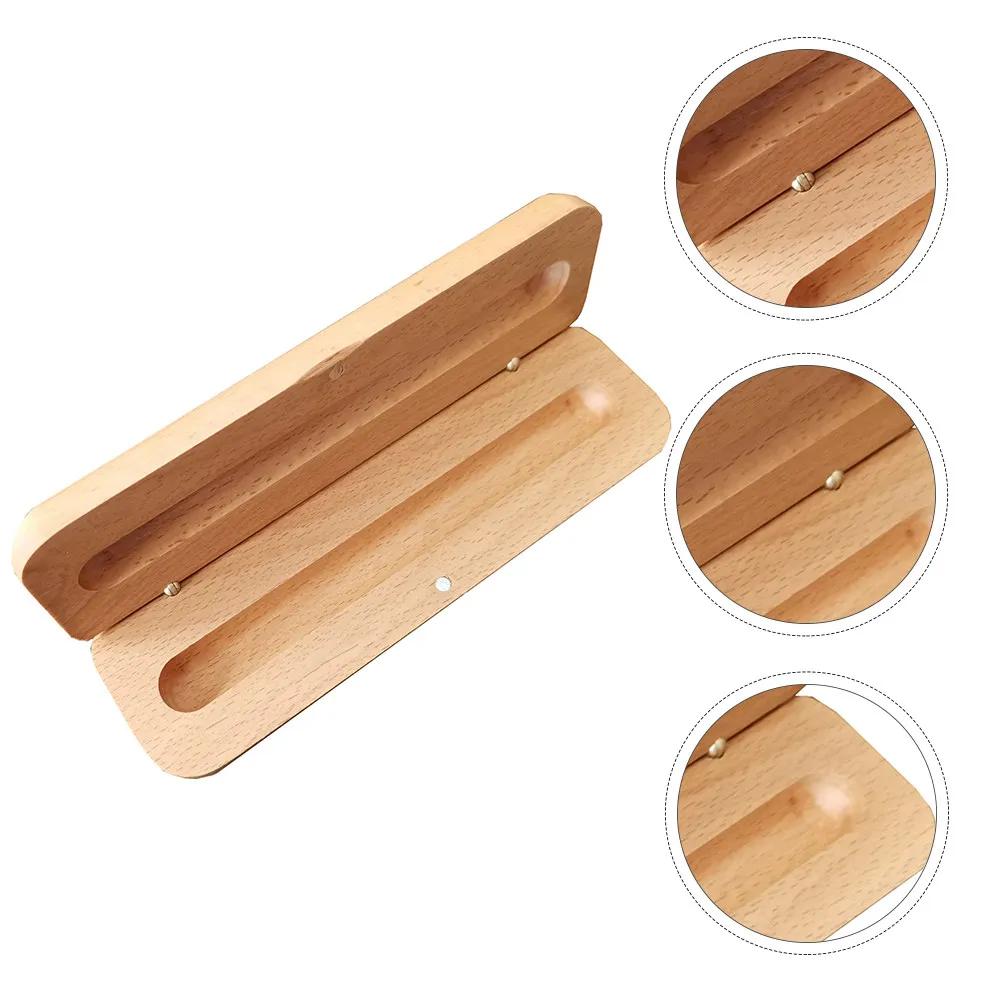 

Оригинальный деревянный пенал в стиле ретро, 1 шт., натуральный деревянный футляр для канцелярских принадлежностей, для студентов и офиса, для хранения ручек и инструментов