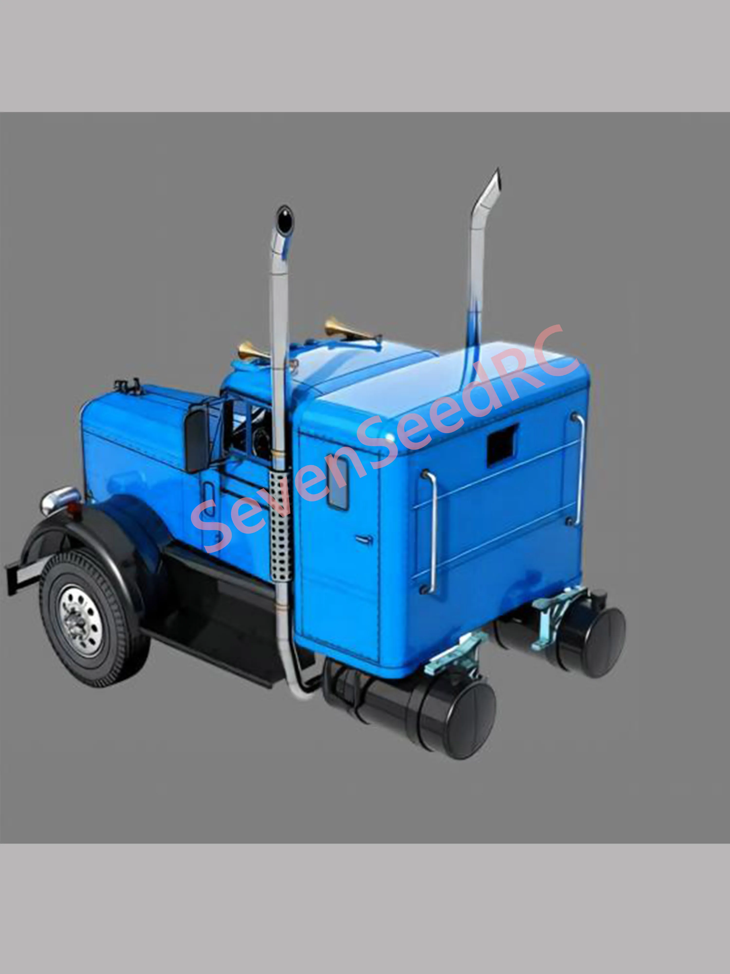 3D Printed Truck Cab KENWORTH 521 1/14  For Tamiya Static Dot Model JDM  Lesu Lxy Scaleclub SCX10 Trx Crossrc