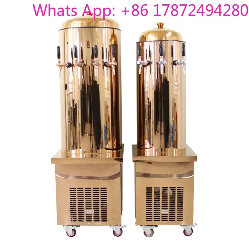 Pub Mini Kegerator D7272 60L Counter Top Beer Cooler Dispenser Compact Beer Serving Machine