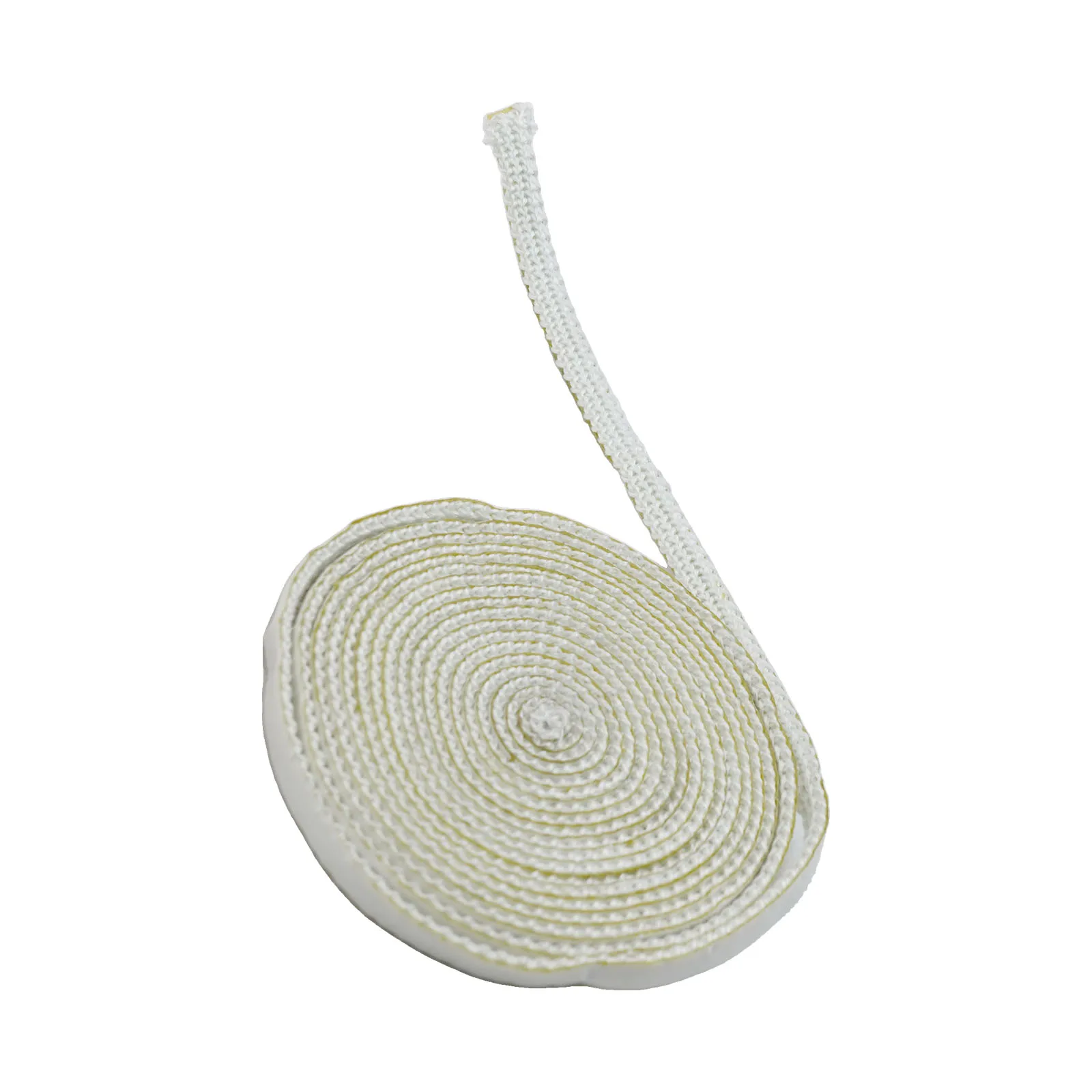 High Temperature Resistant Stove Fire Rope 10mm x 3mm Fiberglass Material Perfect for Kiln & Heat Exchanger Seals
