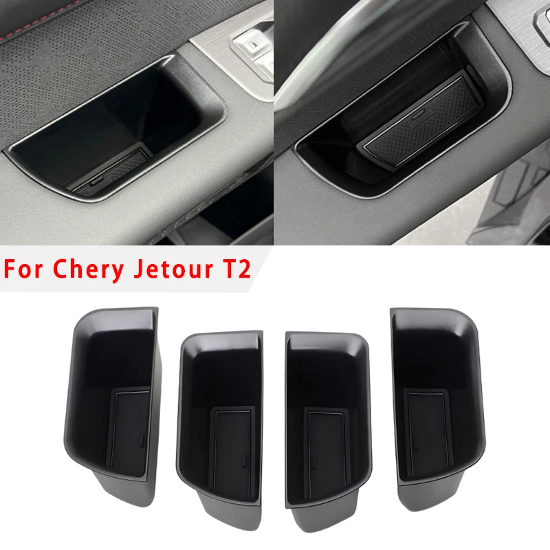 

Для 2023-2025 Chery Jetour T2 ящик для хранения дверей автомобиля органайзер для уборки автомобиля ящик для хранения авто аксессуары для интерьера