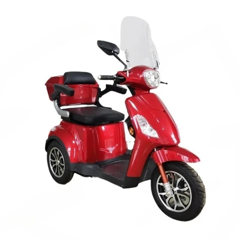 

Three-wheeled electric motorcycle electric vehicle for the elderly