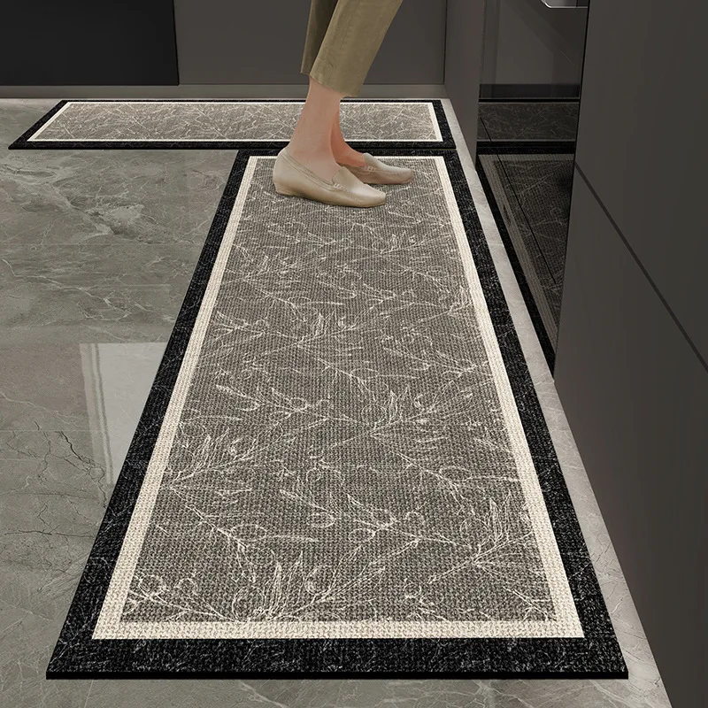 VIKAMA Kitchen Diatomite Floor Mat, Anti-Slip, Oil-Proof, Water-Absorbent And Dirt-Resistant Carpet, Home Decoration