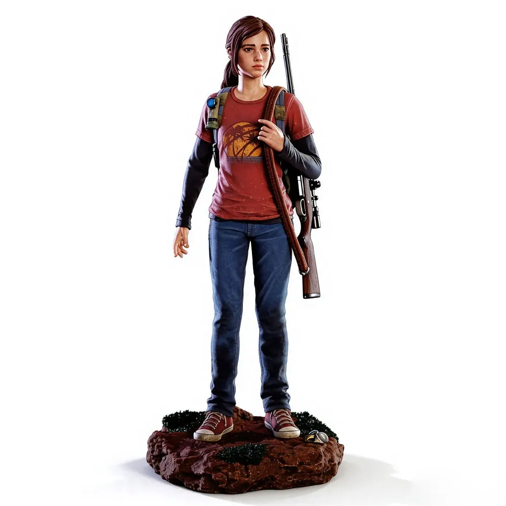 1/24  75mm  Movie Character Model Girl Resin Model Kits 3D Printed Gray Model Figurine DIY Doll Model Unassembled And Unpainted