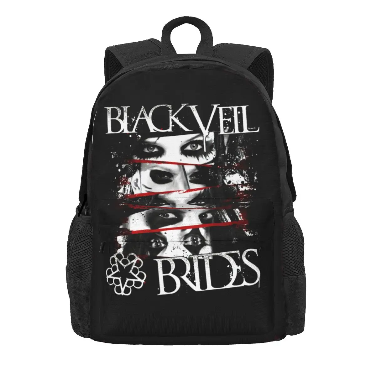 Black Veil Brides Band P-24 Large Capacity Backpack Print Portable Sports Style Outdoor Running