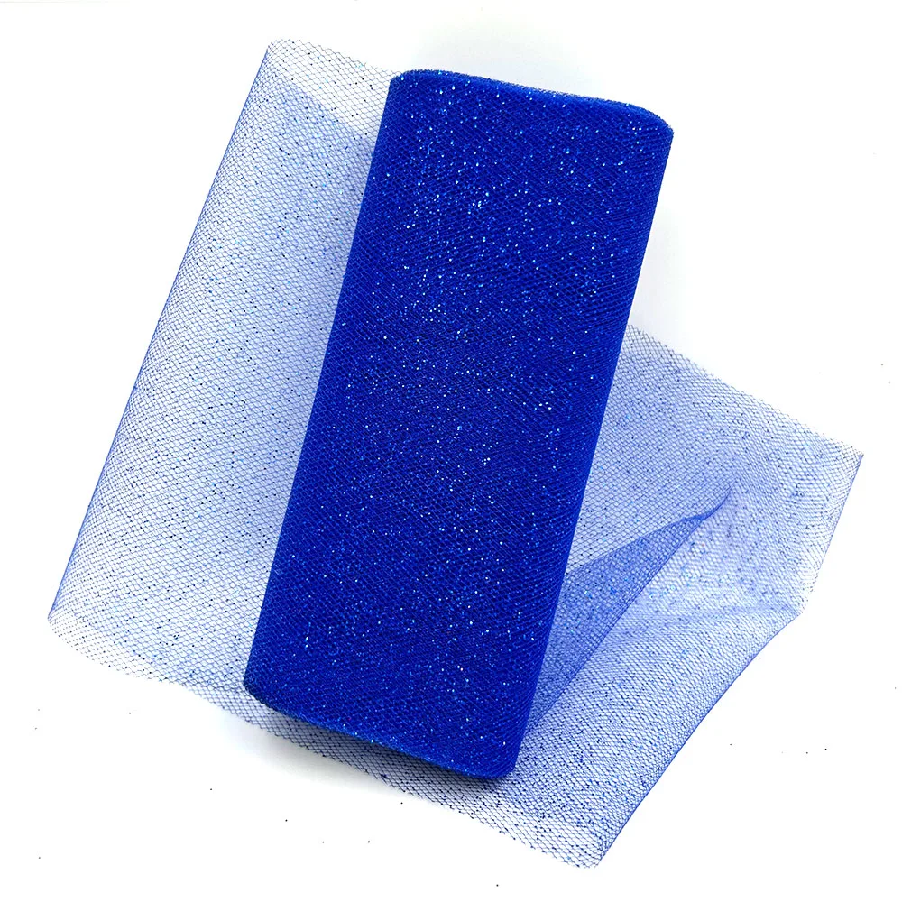15cm X 10 jardów Błyszczący tiulowy materiał w rolce Szarfy na krzesła Łuk Bieżnik na stół Swag DIY na wesele Impreza urodzinowa Dekoracja