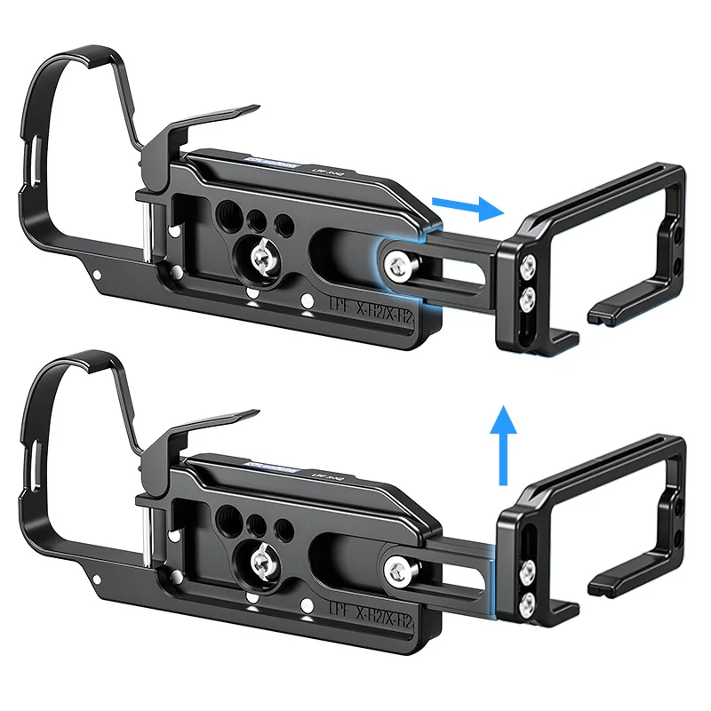 

Leofoto LPF-X100V: L-образный кронштейн, разработанный специально для Fujifilm X100V; вертикальная рукоятка, совместимая со стандартом Arca-Swiss.