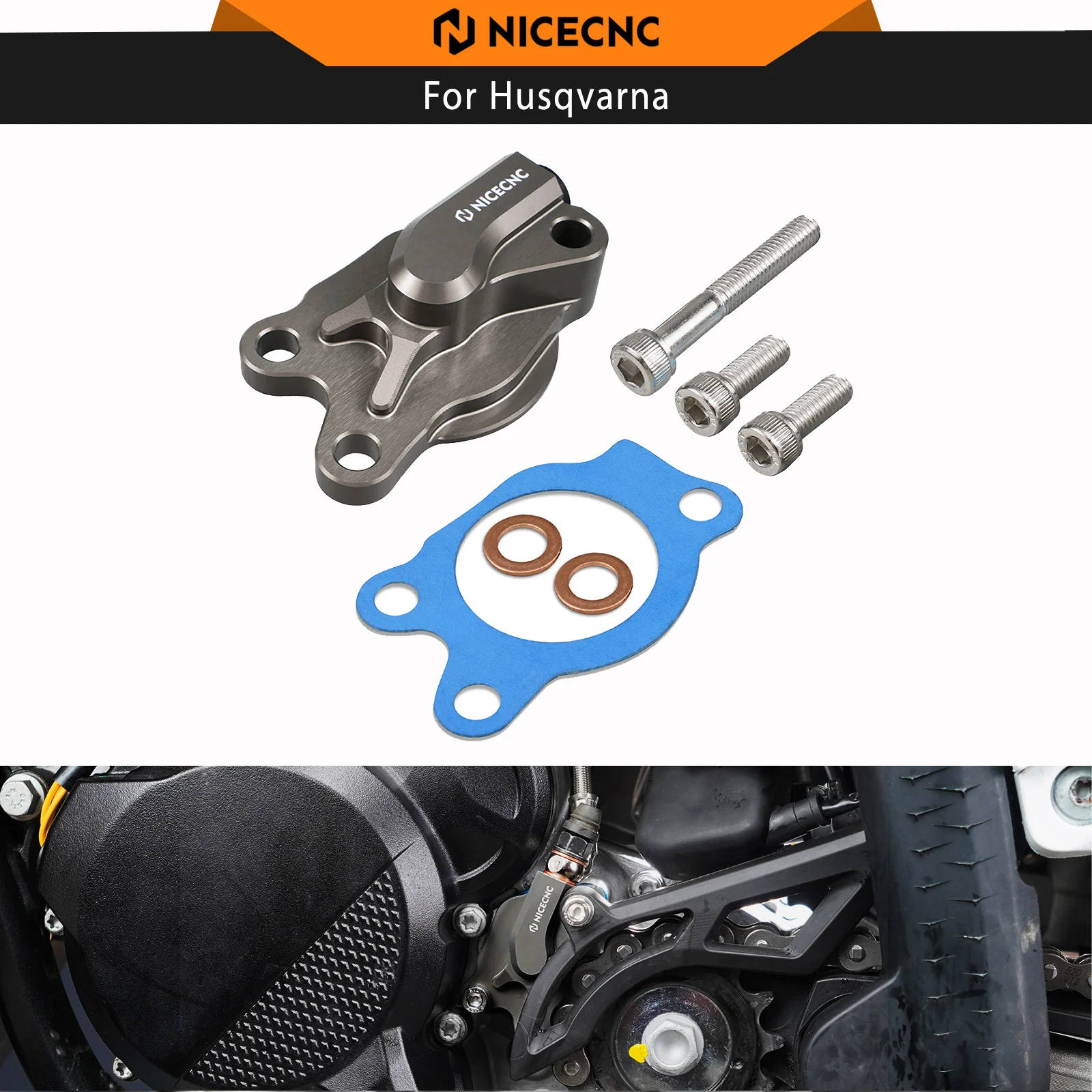 

NICECNC Clutch Slave Cylinder For Husqvarna TE 300 TE250 2017-2024 TE 300i 2018-2022 FE350 FE450 FE501 TX300 TX300i TC125 TC250