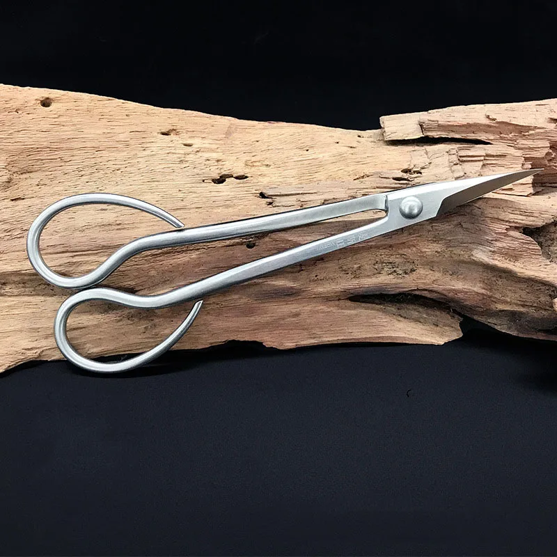 Pruning Scissors Professional High Sharpness Bonsai Scissors Stainless Steel Clean Cut With Long Handle For Flower Arrangement