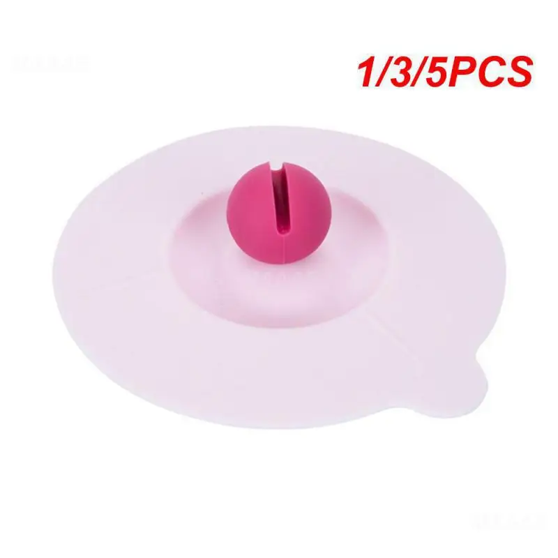 1/3/5PCS Silicone Suction Lid Spoon-clamping Mouth Design Not Easy Deforming Universal Kitchen Accessories Stretchy Wrap Cover