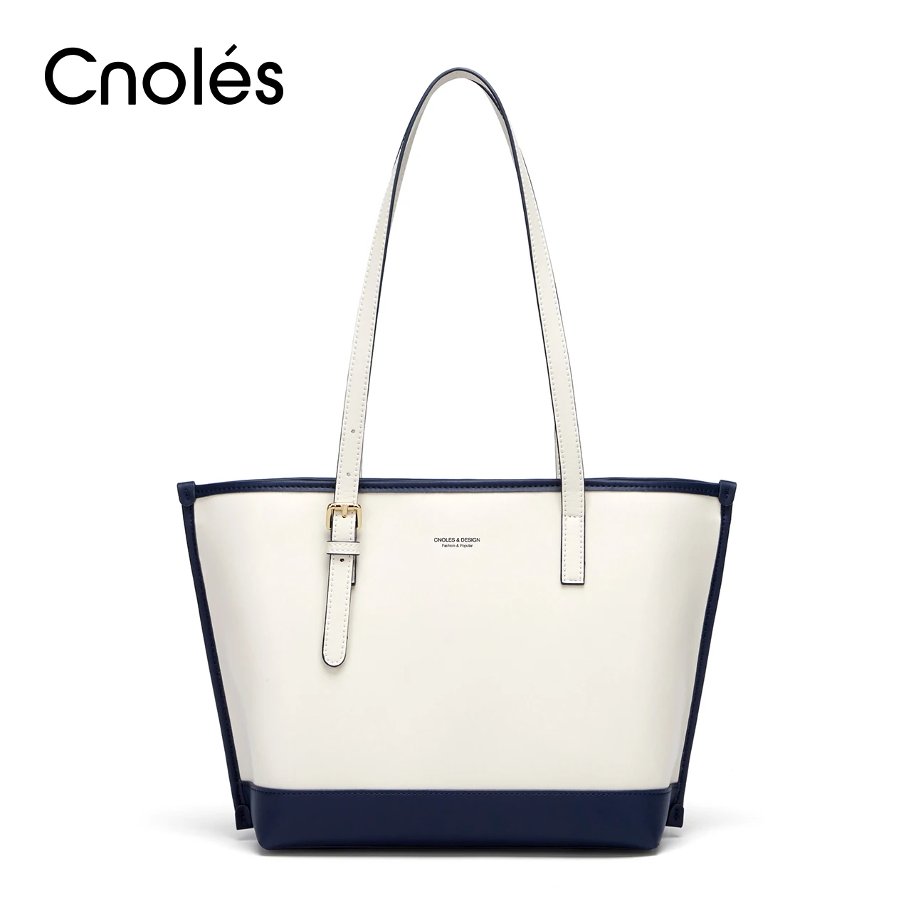 Cnoles Commuter Women Tote Bag Large Capacity Elegant Fashion Shoulder Bag Cow Leather Ladies Crossbody Bags Handbag 2022