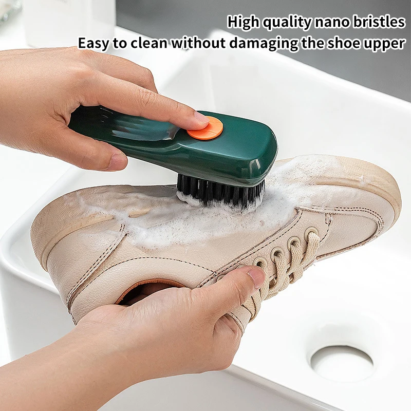 Multifunctional Cleaning Brush Soft-bristled Liquid Shoe Brush Clothes Brush Shoe Clothing Board Brush Shoe Cleaner