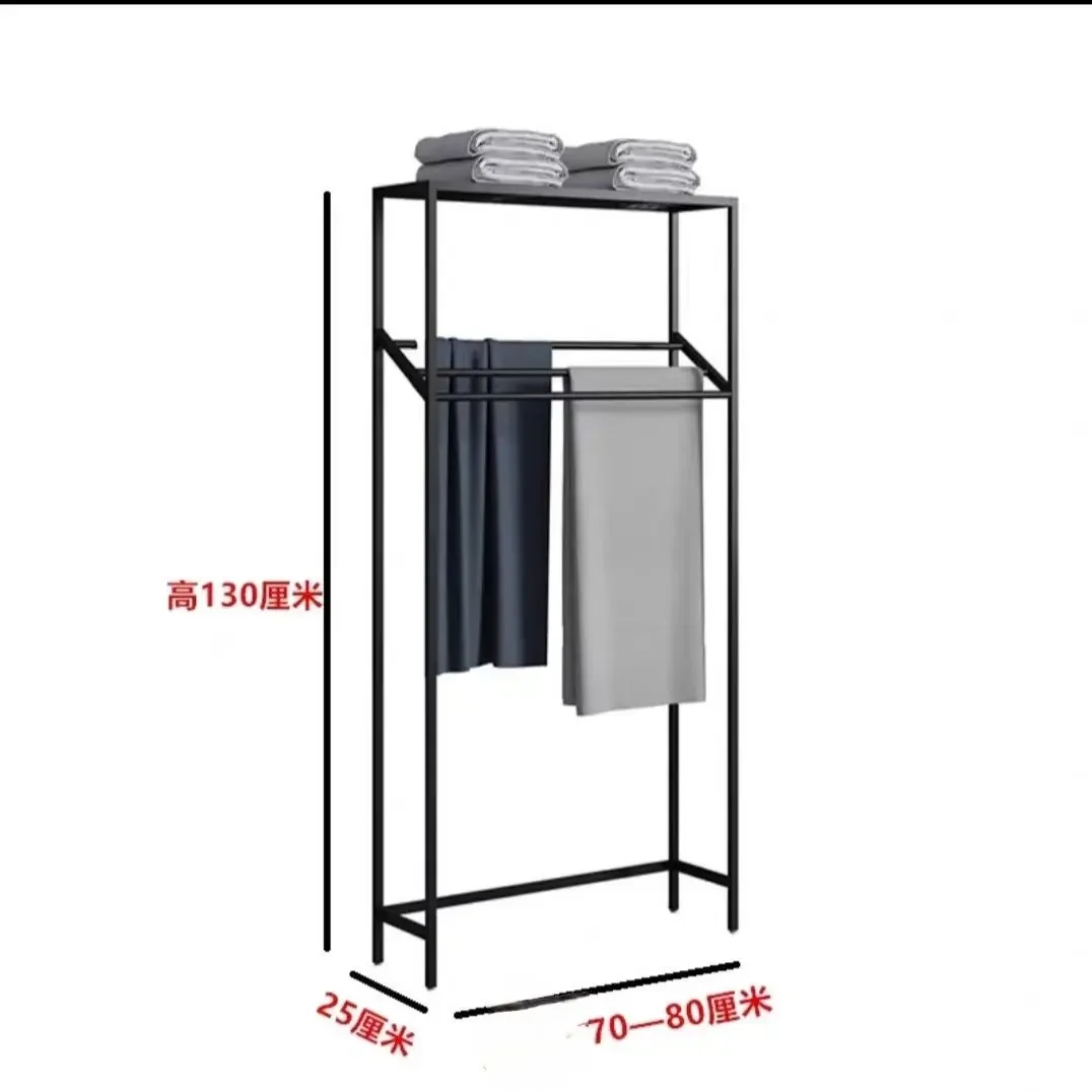 Home floor towel rack, shelf next to hotel bathtub, vertical towel rack, bathroom, multi-functional storage rack
