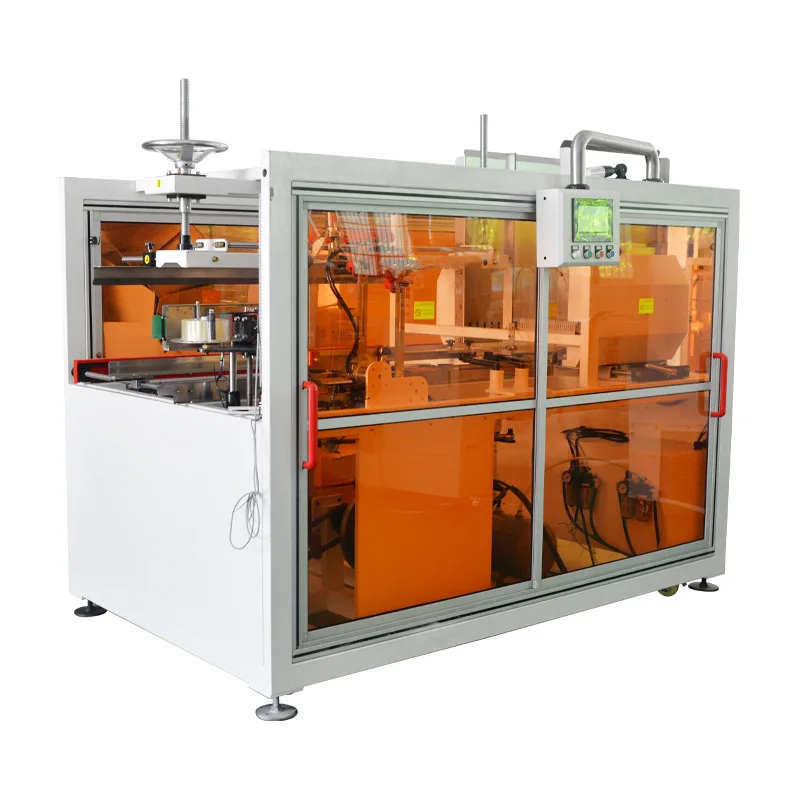 Kartonnen automatische vorm- en bodemafdekking logistieke doosmachine