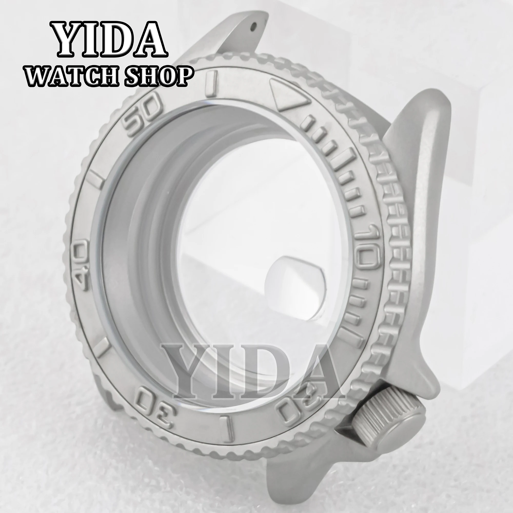 42 مللي متر وزارة الدفاع ساعة حالة 316L الفولاذ المقاوم للصدأ ل SKX007 الياقوت الزجاج 28.5 مللي متر الهاتفي NH35 NH36 الحركة التلقائية أدوات إصلاح أجزاء