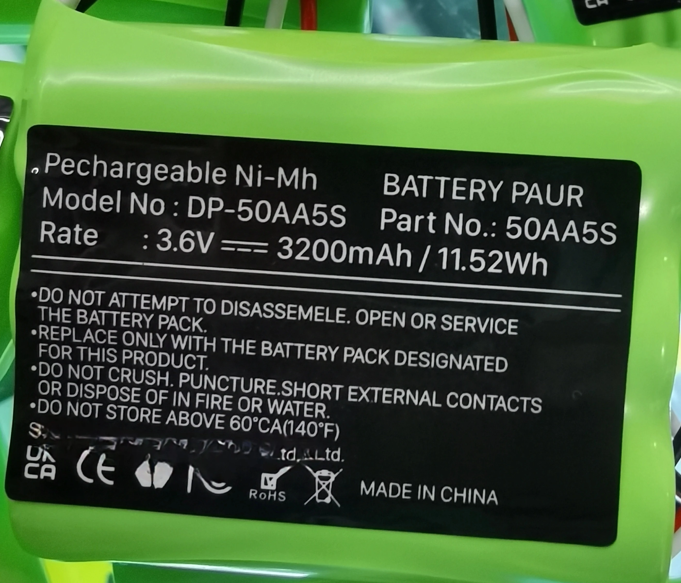 

Аккумулятор для колонки 3200 мАч 50AA5S для Toniebox Tonie Box