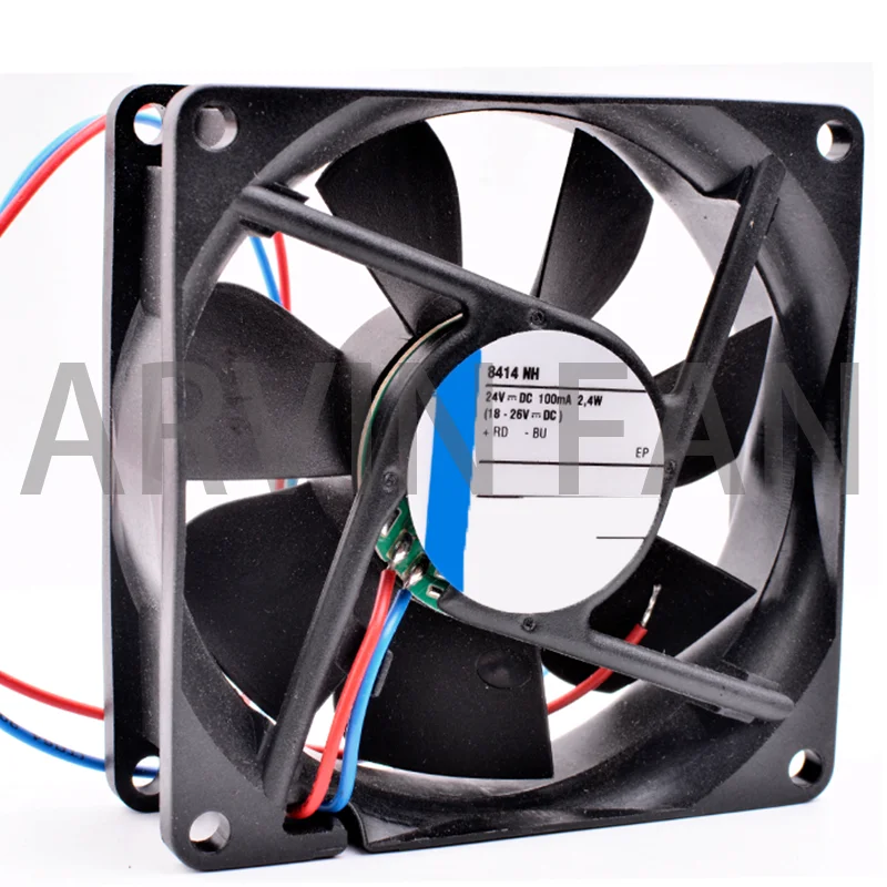 

Brand New Original 8414 NH 8cm 80mm Fan 8025 DC24V 2.4W Server Inverter Cooling Fan