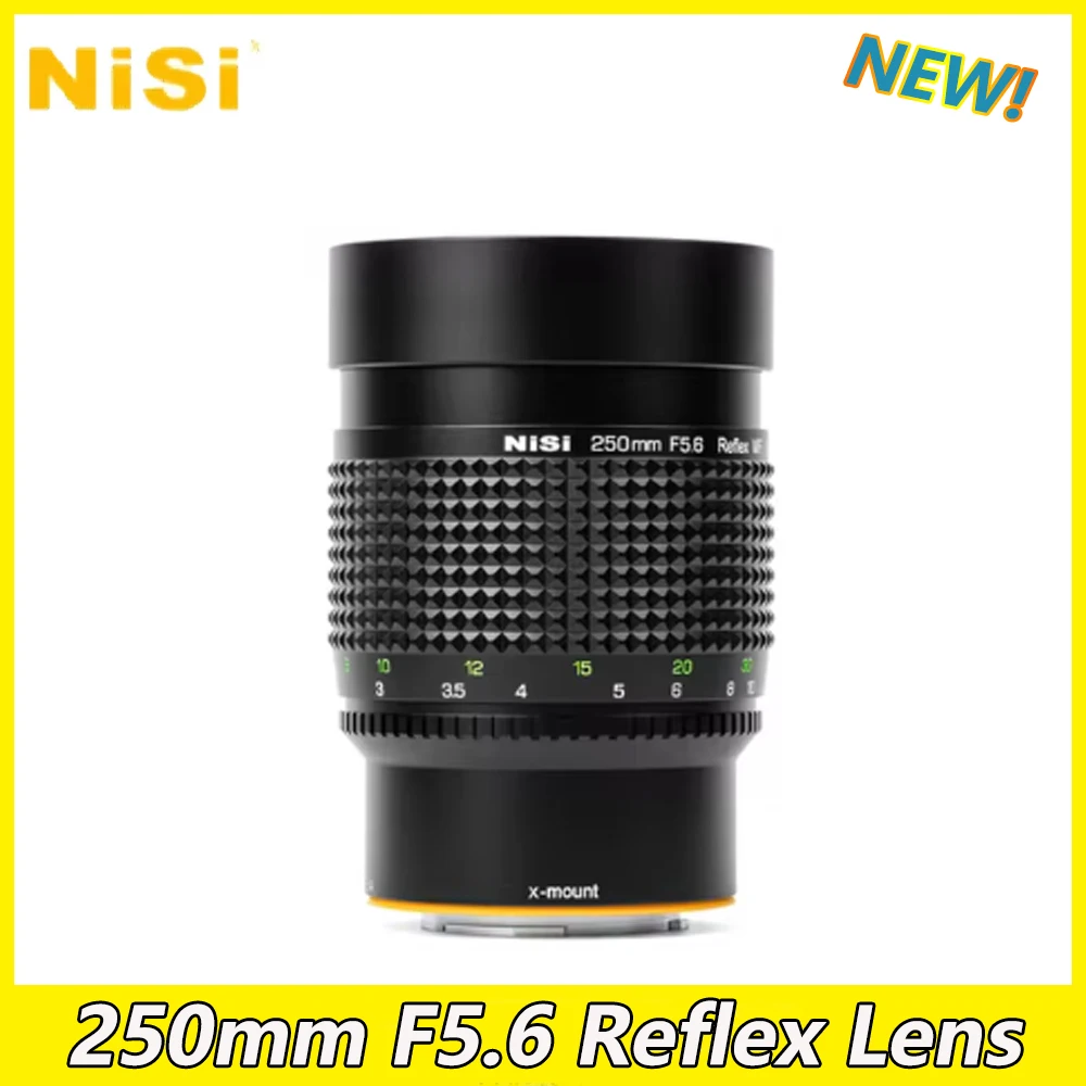 NiSi 250mm F5.6 Reflex Lens Full Frame Manual Focus Camera LensFor Sony E Canon EF/RF Nikon Z/F Fujifilm X/GFX HASSELBLAD XCD