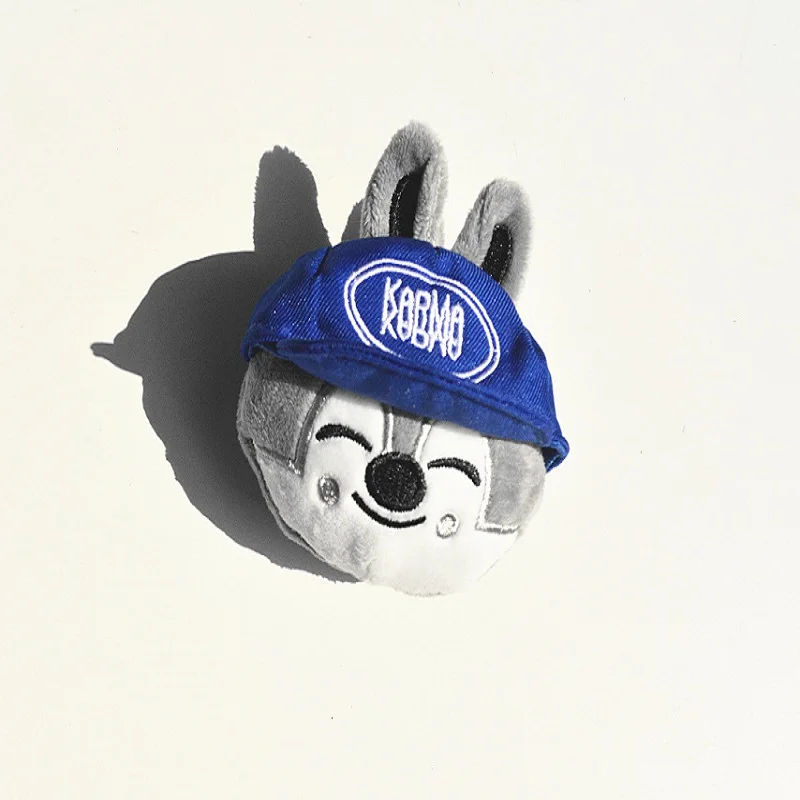 SKzoo llavero de felpa Kpop Animal de peluche de dibujos animados KARMA Fang Can Li Minhao Li Longfu Felix sombrero de juguete de peluche regalo para niños
