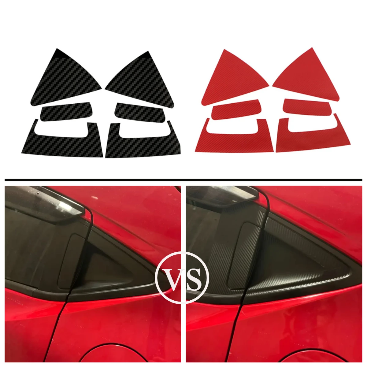 Carbon Fiber Paper Rear Door Handle Bowl Sticker for Honda HR-V HRV Vezel 2015 2016 2017 2018 2019 2020 2021 2022 Car Stickers