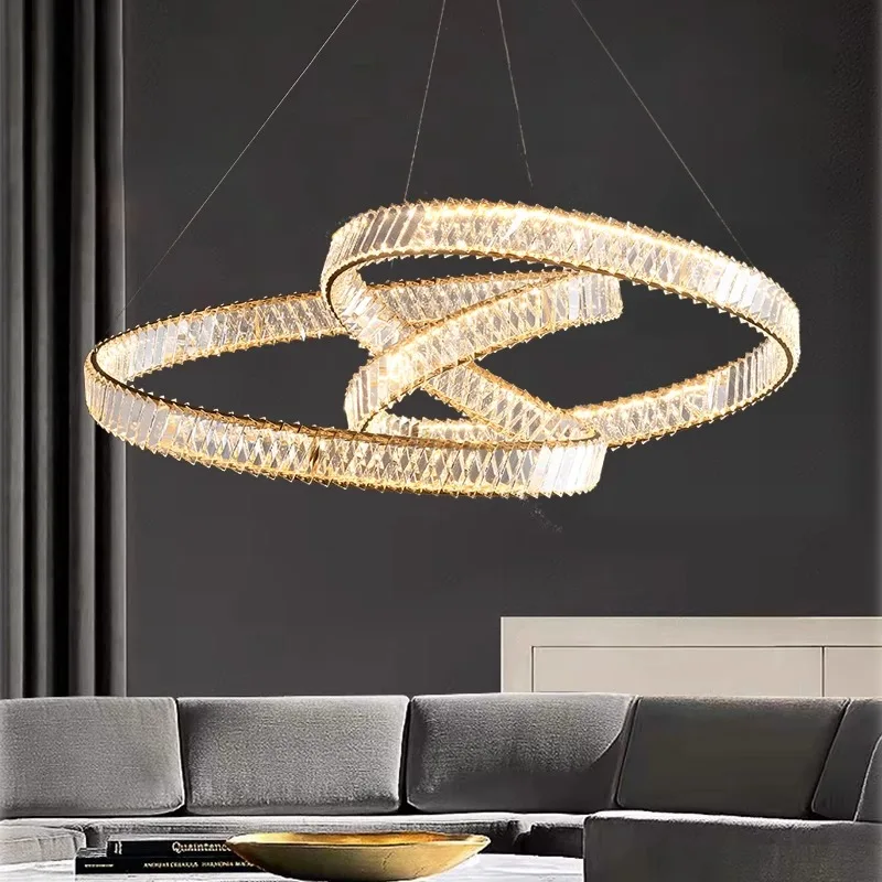

Modern Crystal Stair Chandelier Lights Indoor Lighting Ceiling Lamp Hanging Light Led Chandeliers For Living Room Indoor Lightin
