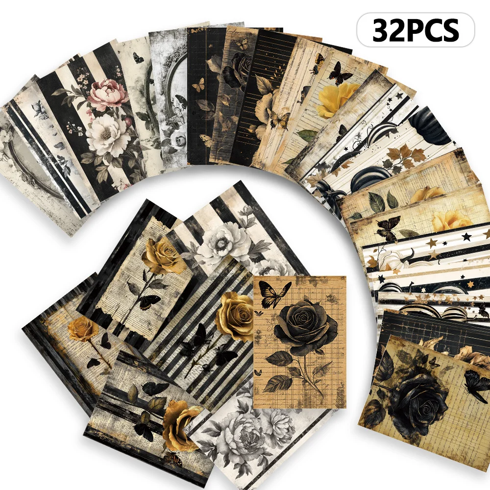 32-postais-vintage-de-borboletas-rosas-podem-ser-usados-como-adesivos-decorativos-para-o-quarto-podem-ser-colecionados-ou-enviados-por-correio