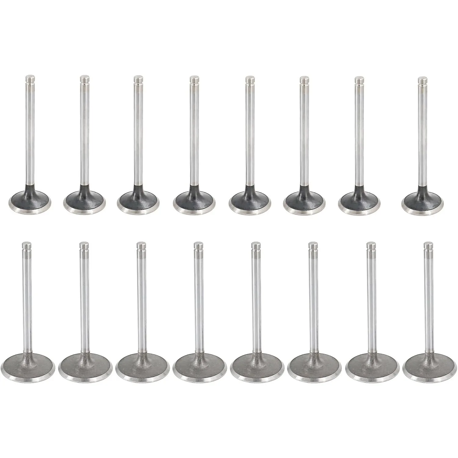 

16 Pcs Intake Valves & exhaust valves set Compatible with GM LS V8 4.8L 5.3L 6.0L 2005 2006-2009 Replace 12550458 12550457