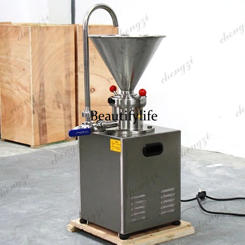 

Colloidal Mill Peanut Butter Maker Commercial Nut Butter Grinding Machine 1500W Colloid Mill Sesame Paste Tomato Corn Grinder