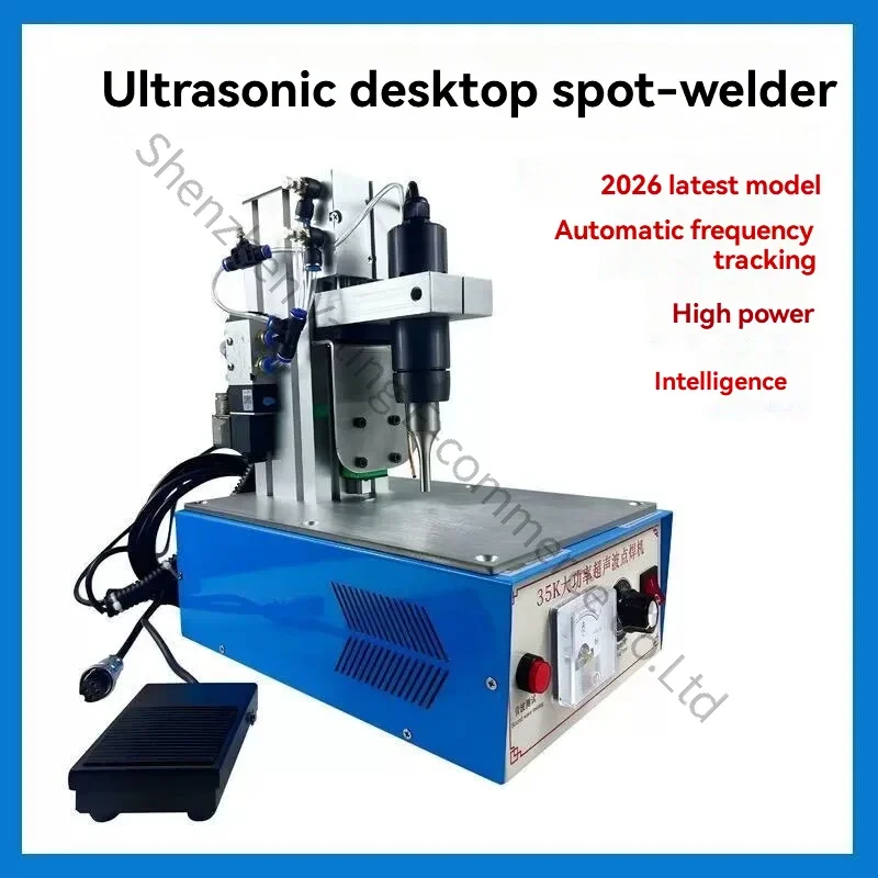 110v 220v Ultrasonic Spot Welding Machine Spot Welder Webbing Ear Strap Cake Fruit Plastic Box Positioning Point Melting Machine
