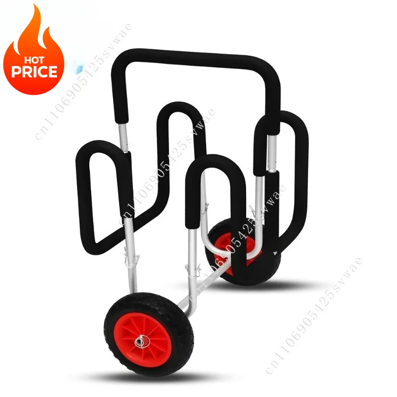 عربة ركوب الأمواج عالية الجودة للبيع ، عربة SUP مزدوجة عربة نقل لوح التزلج ، عربة عربة ركوب الأمواج من الألومنيوم #2