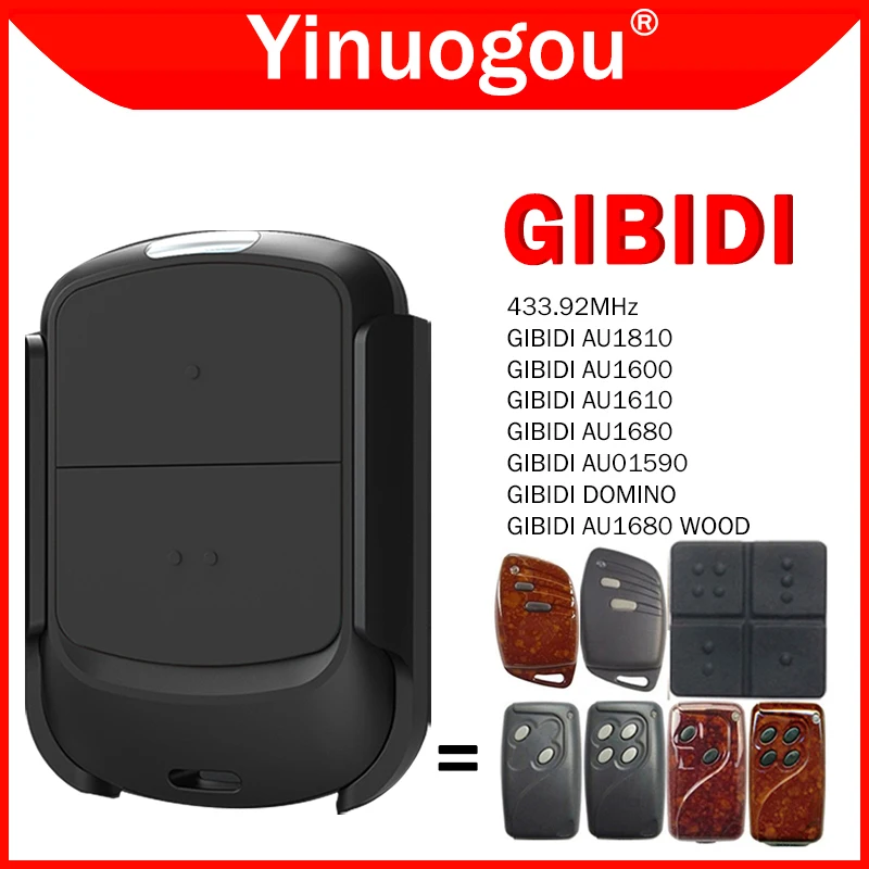 

GIBIDI AU1600 AU1610 AU1680 AU1810 AUO1590 Гаражная дверь пульт дистанционного управления 433,92 МГц электрические затворы пульт дипликатор