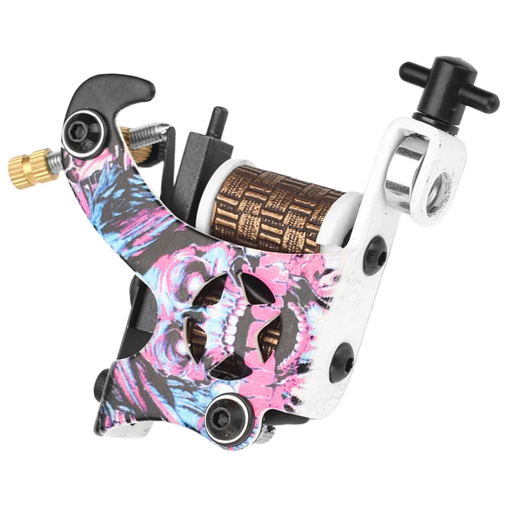 

Coil Device For Tattoos Wireless Cast Iron Tattoos Device Pink Gifts Design Tattooing Supply Tool