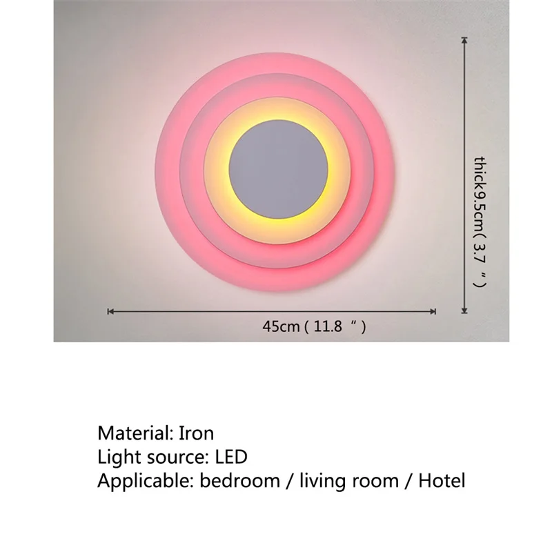 APRIL Contemporary Wall Light Simple Creative LED Atmosphere Decorative Bedroom Bedside Round Sconce Lamp