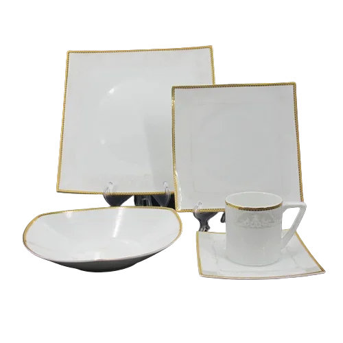 Wholesale Pakistani Royal Style Crockery Fine Bone China Dinner Set