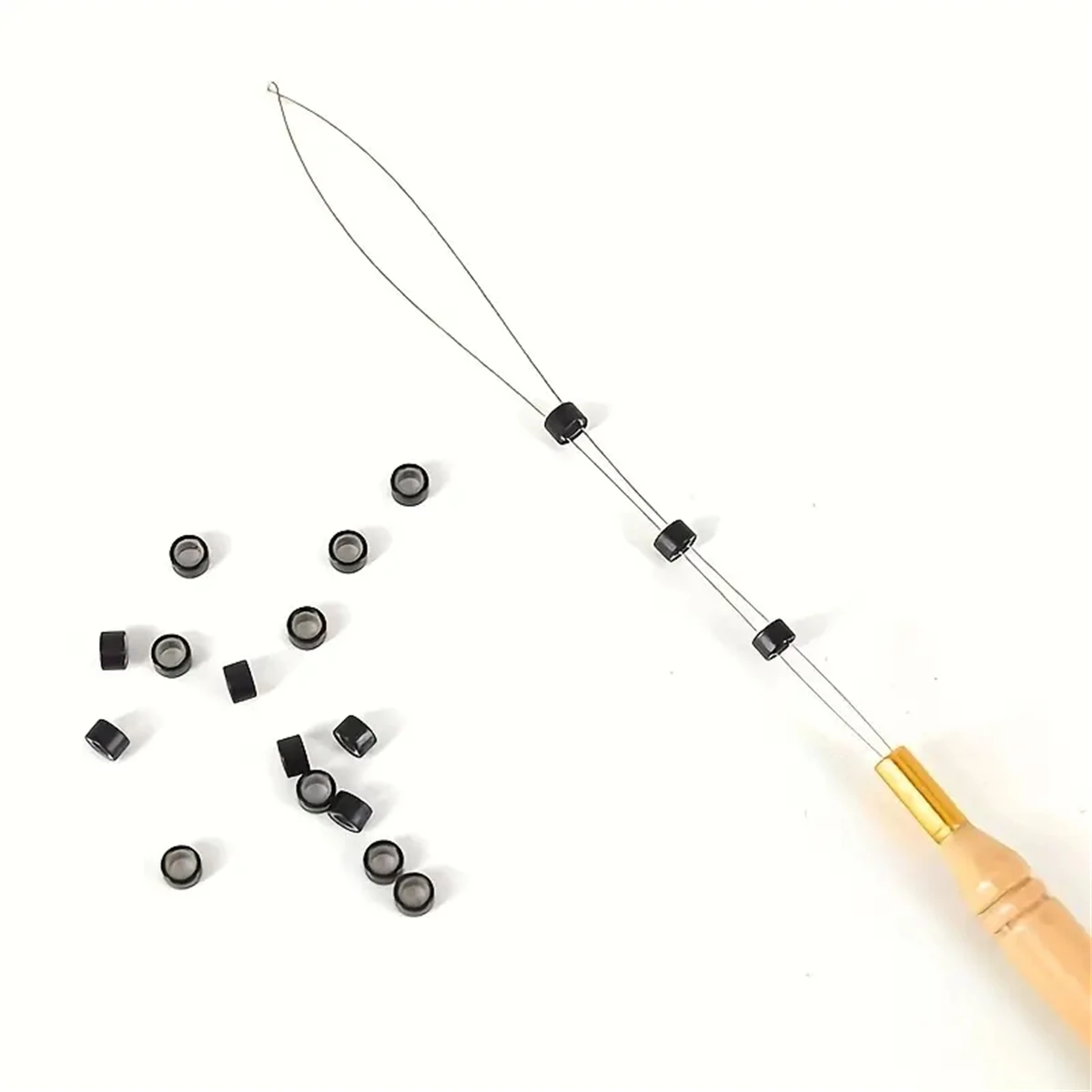 3Pcs New Tufting Gun Needle Threader Colorful Plastic Handle Thread Threader Cross Embroidery Beading Device For Sewing Tools