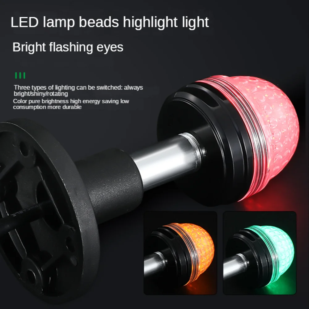 Led 220V 24V 12V Warning Lights 3 Layers Led  Warning Signal Lamp Red Green Yellow Machine Tool Signal Light Alarm Indicator