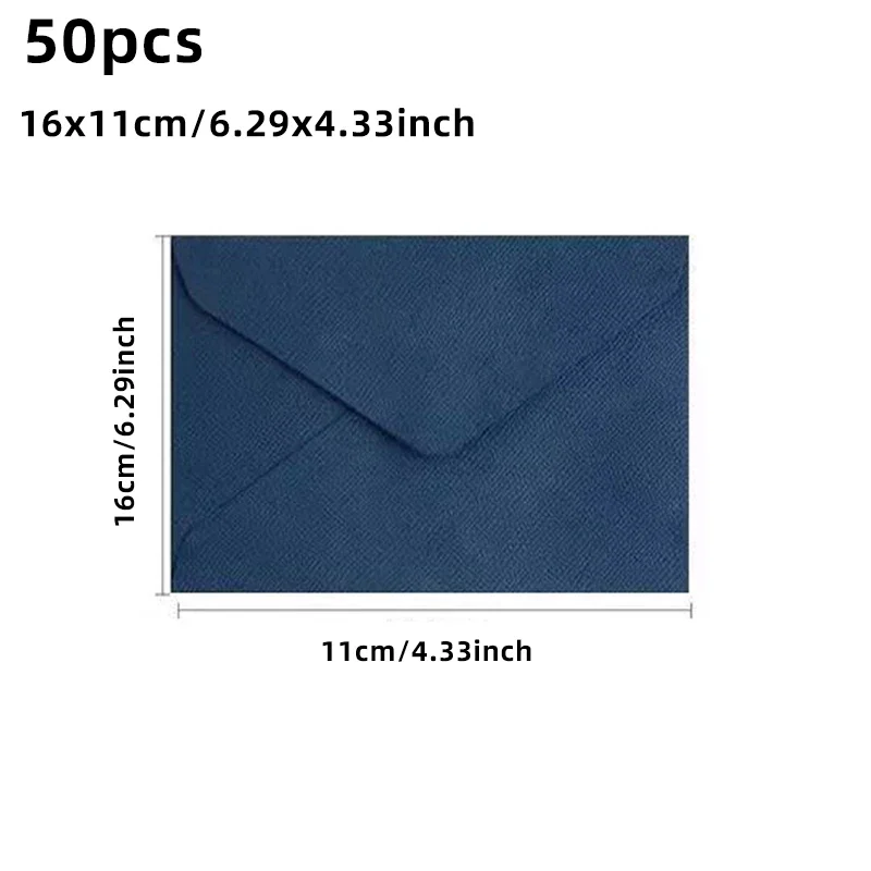50 stks/partij 20.1x15.1 cm Enveloppen voor Trouwkaarten Business hoogwaardige 250g Textuur Papier Briefpapier Leveringen opbergtas
