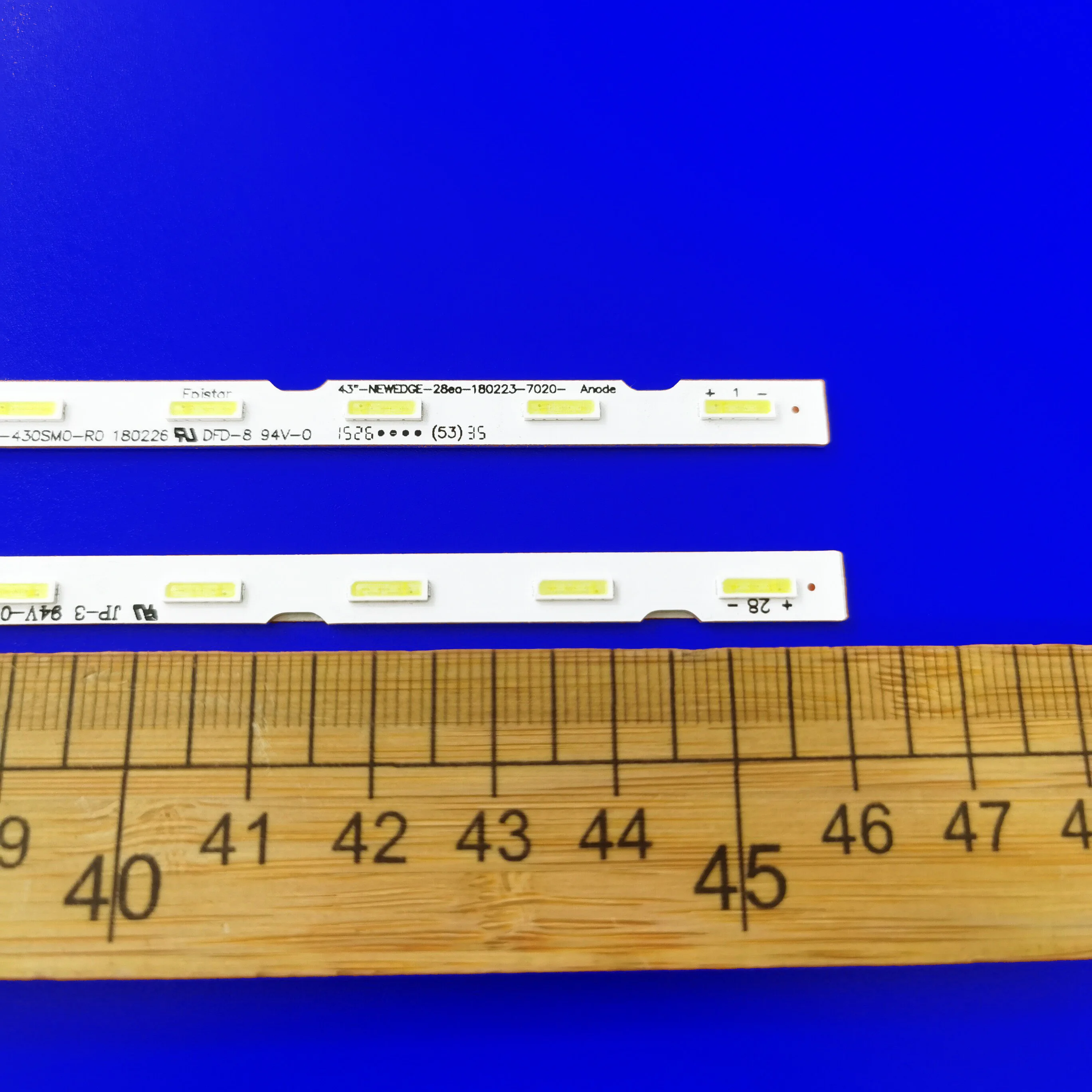 New 120 PCS/lot LED backlight strip for UN43NU7100 BN96-45954A UE43NU7100 AOT_43_NU7100F UE43NU7120U UE43NU7170U