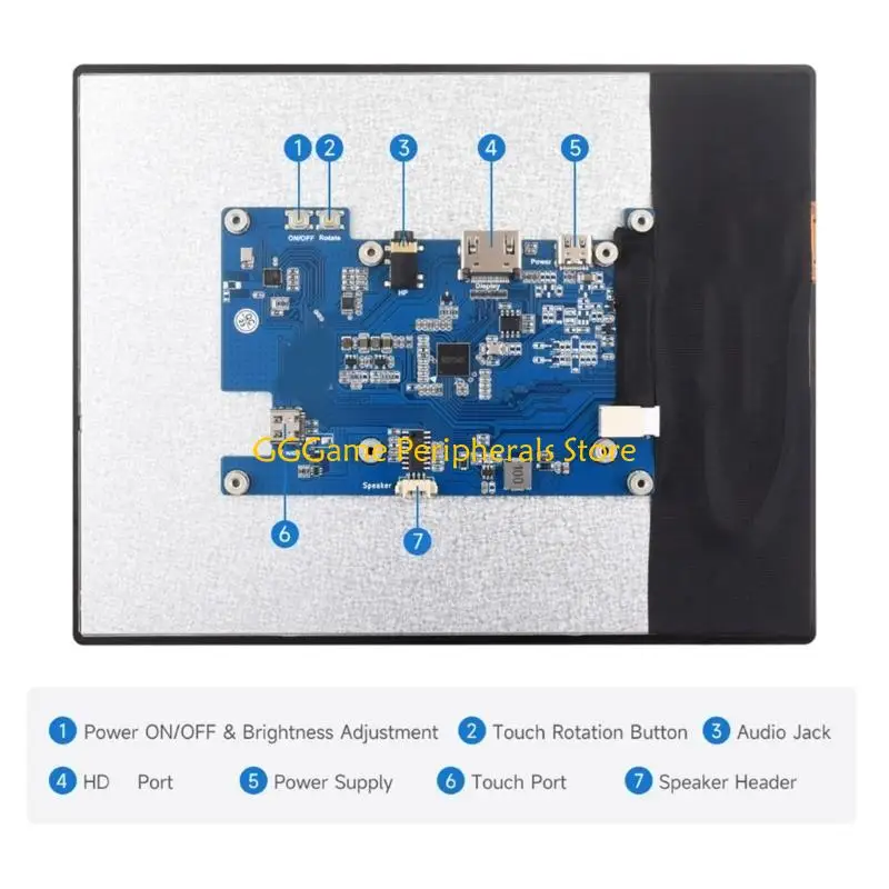 

U55B 9.7" Screen Wide LCD 8inches Display Screen Panel Defaults Vertical