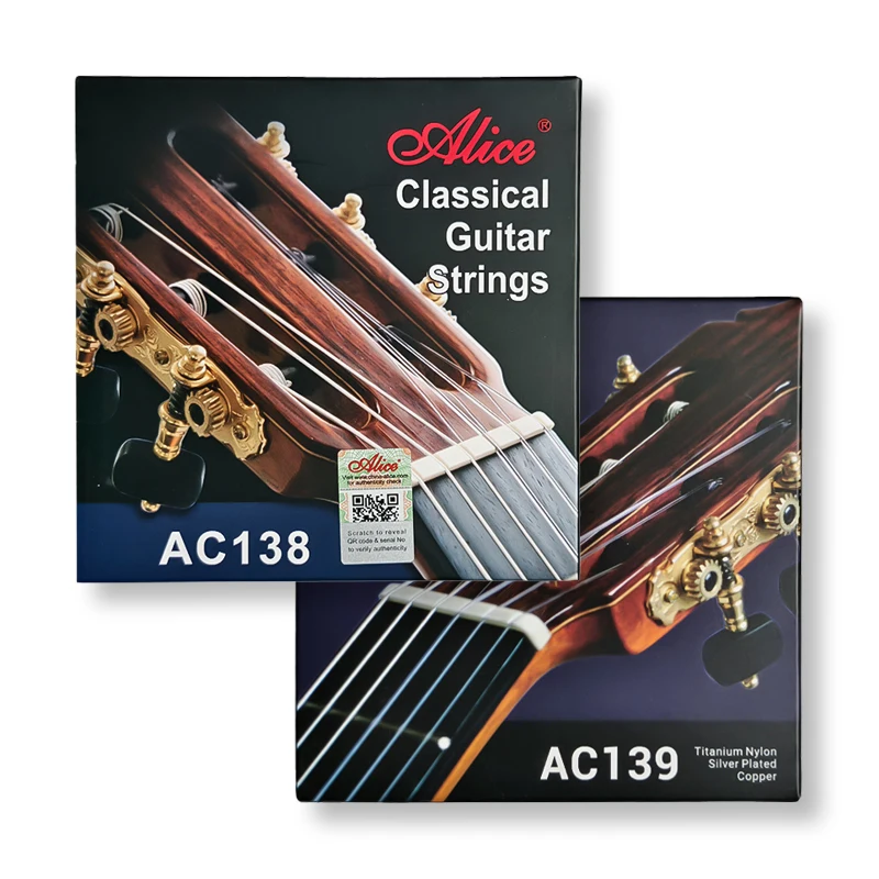 Alice Classical Guitar Strings Collection Normal/Hard Tension Strings Multifilament Nylon Core Guitar Accessories