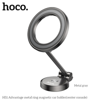 HOCO H51 Magnetic Car Phone Holder Stand Metal Ring Magnetic Car Mount Smartphone Mobile Support For iPhone 15 14 Samsung Xiaomi