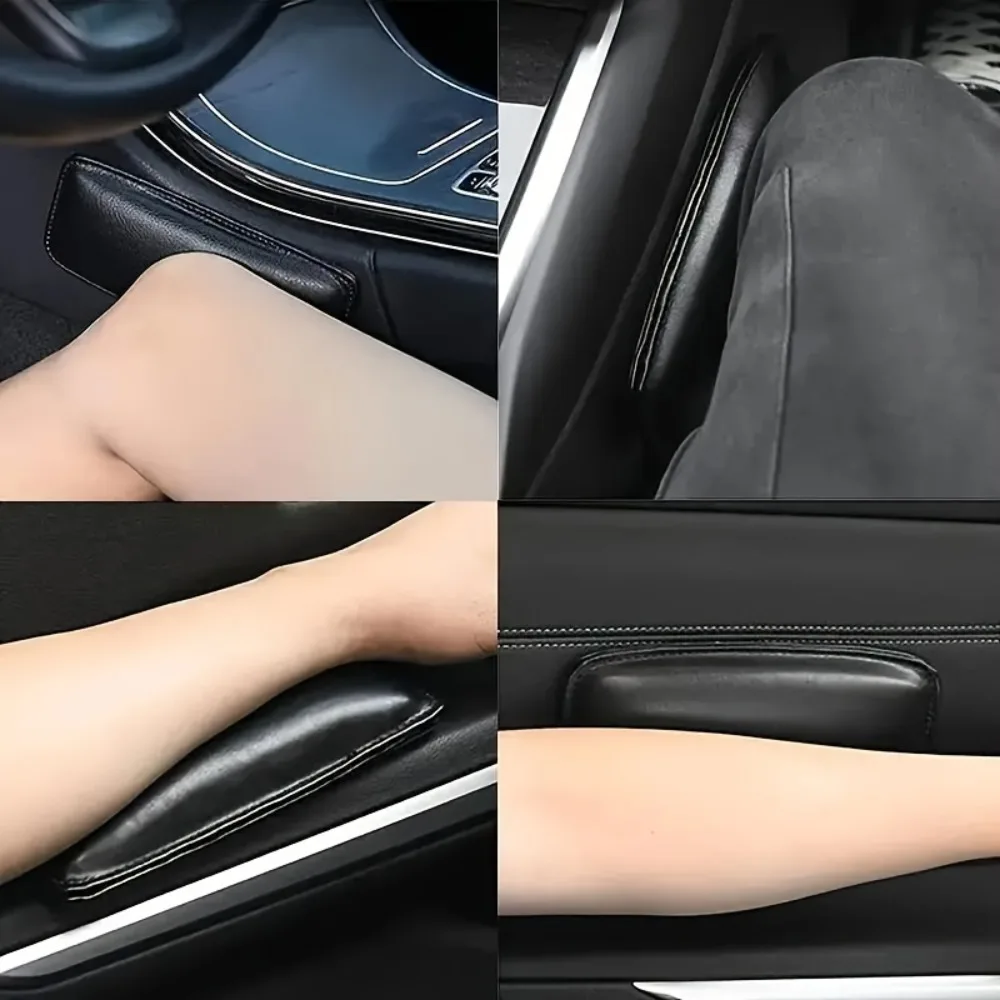 Elbow Pad Arm Rest for Car Soft Leather ArmRest Pillow Comfortable Support Knee Cushion Car Door Pad Car Interior Accessories