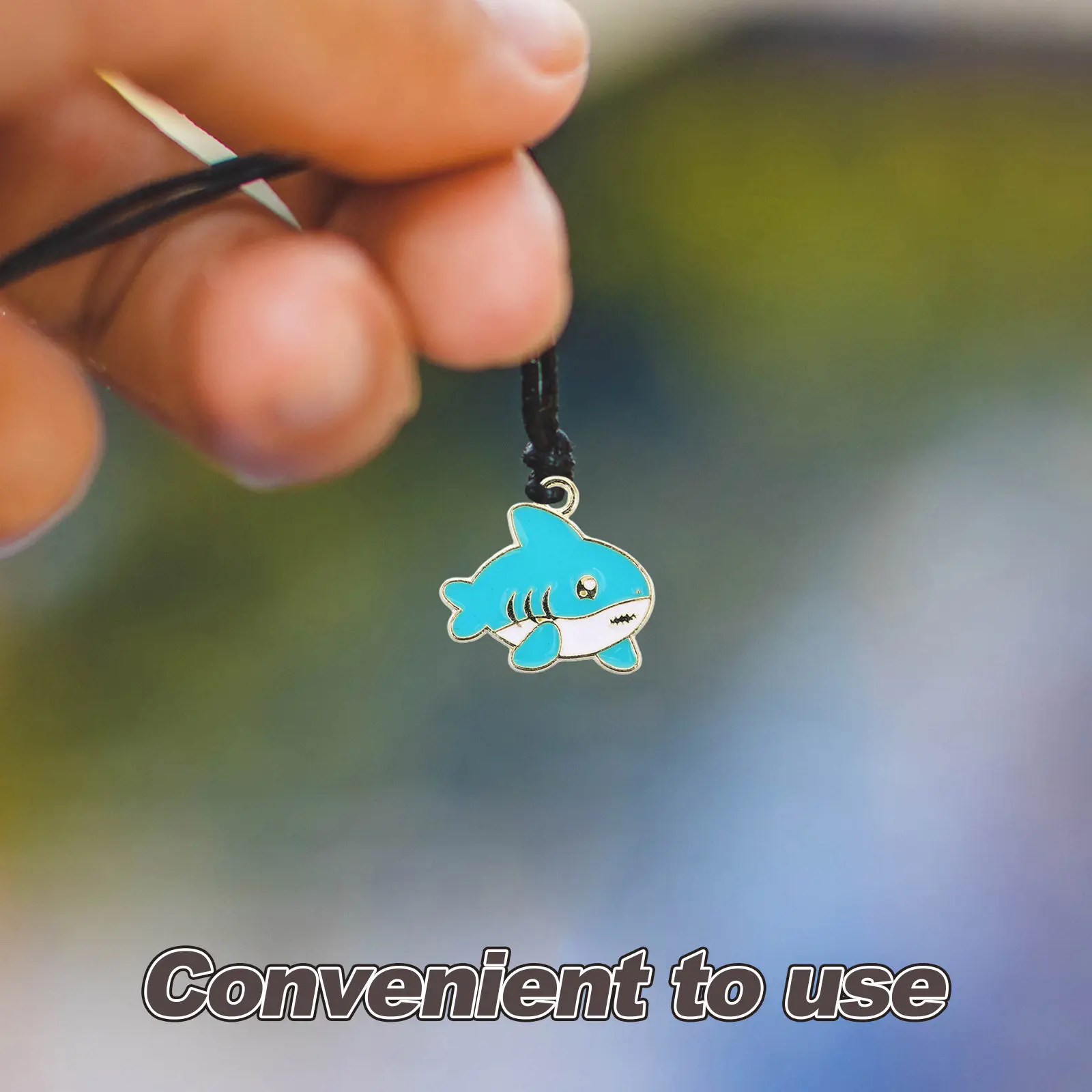 30Pcs Shark Charms Enamel Zinc Alloy Pendants Animal Jewelry Making Accessories for Bracelets Necklaces Keychains Ocean Marine