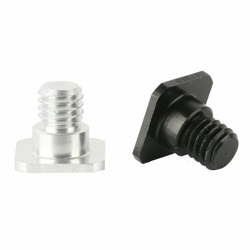 50pcs/lot 3/8 inch 1/4 inch Black/silver Screw Metal 3/8