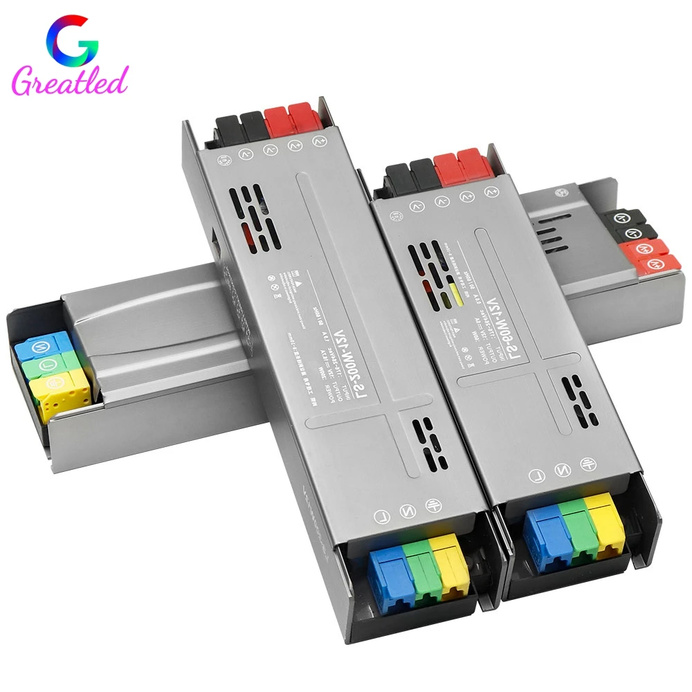 LED Lighting Power Supply Adapter 60/100/200/300/400W LED Driver AC170-264V to DC12V/24V Transformer For Led Strip Lights